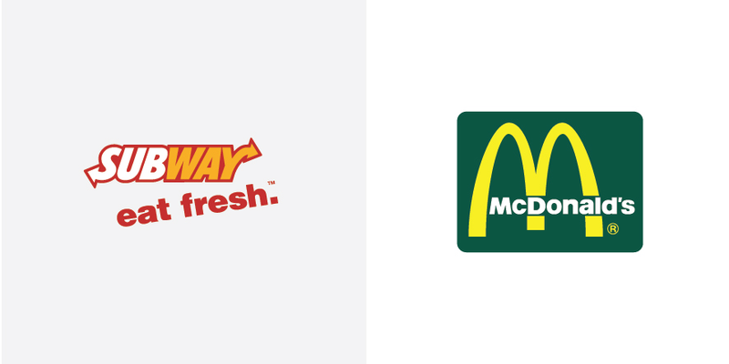 Illustration for article titled What happens when you swap the colors of famous logos?